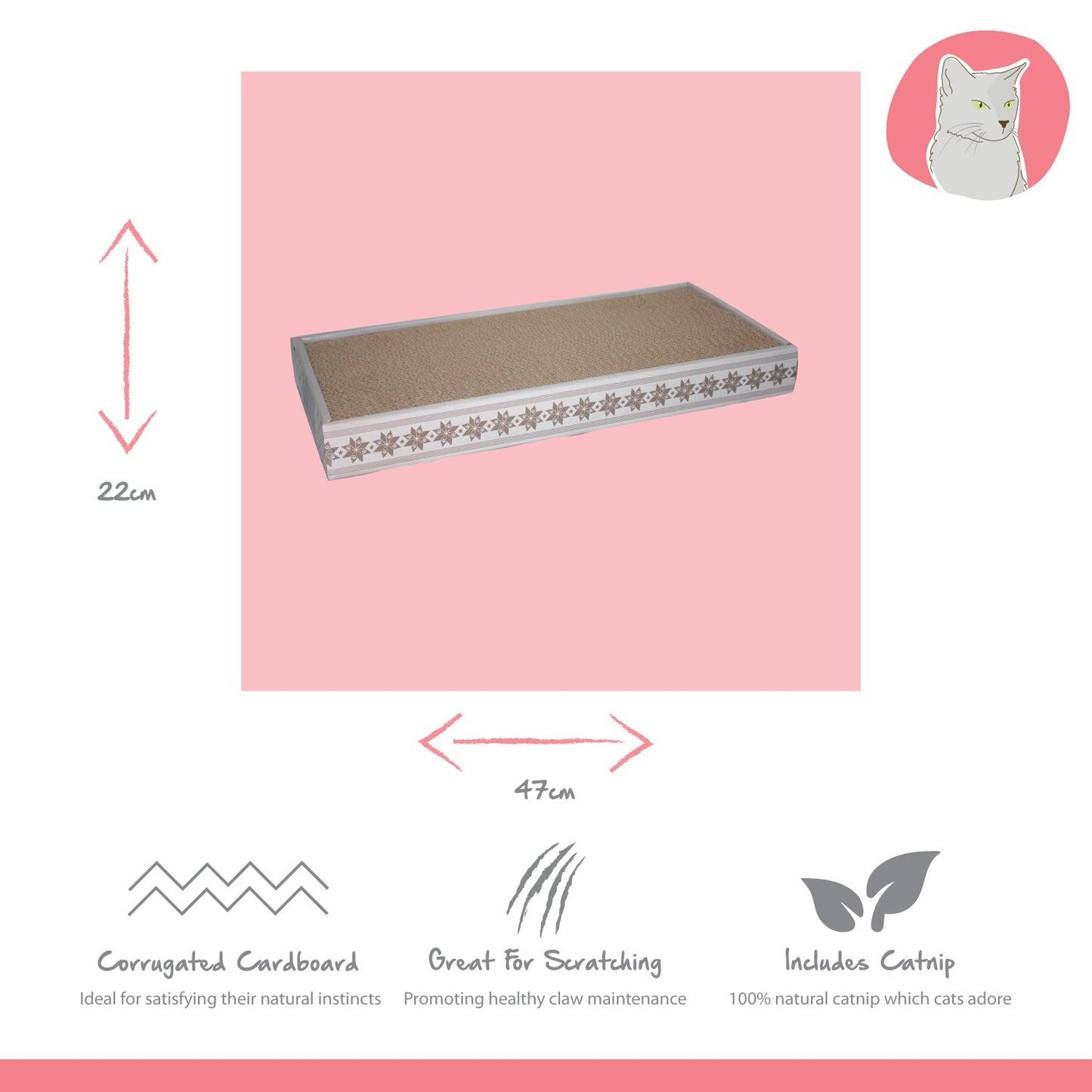 cat cardboard corrugated scratcher