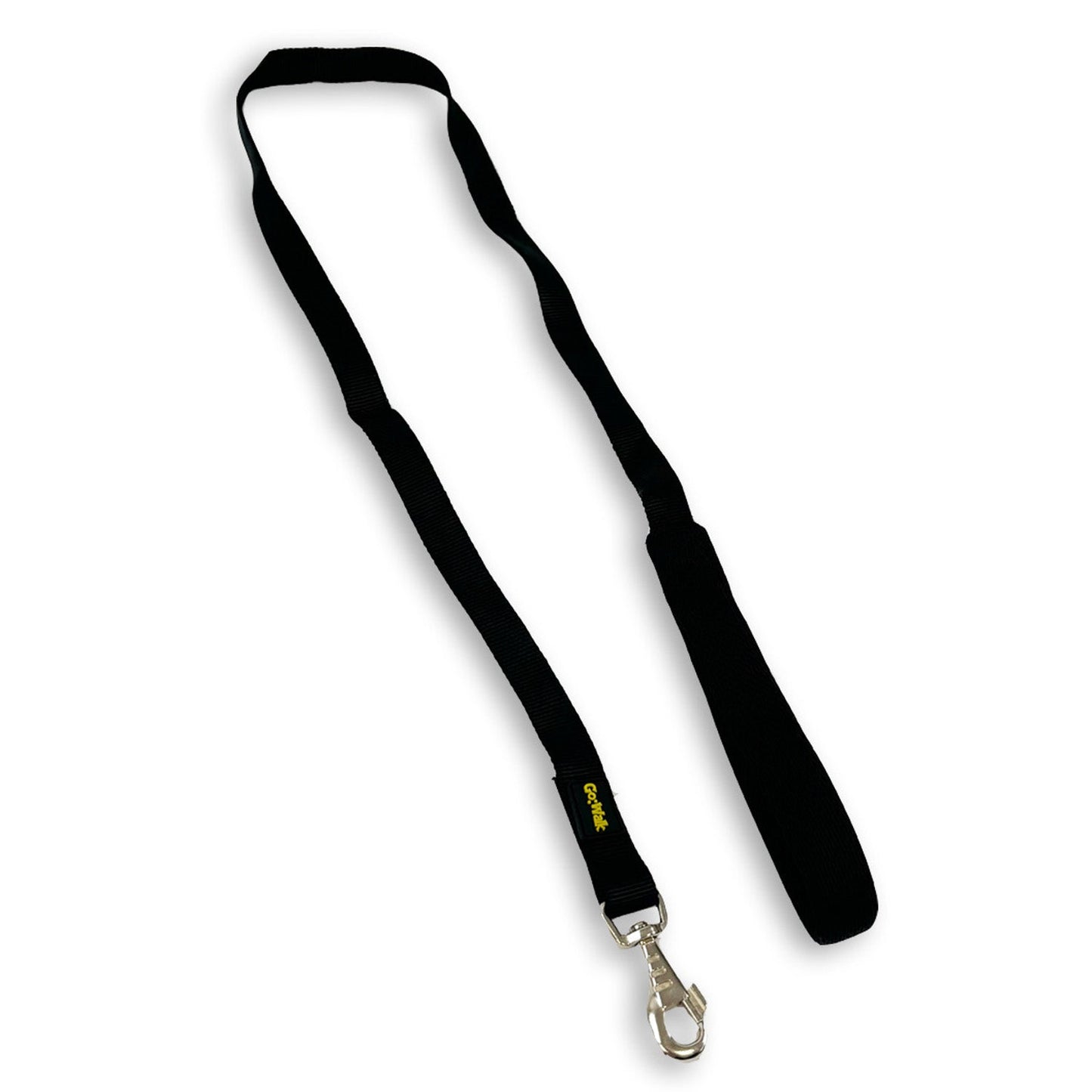 black long dog lead with padded handle