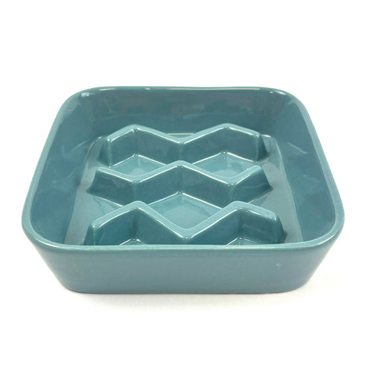 Slow Feeder Chevron Pet Bowl
