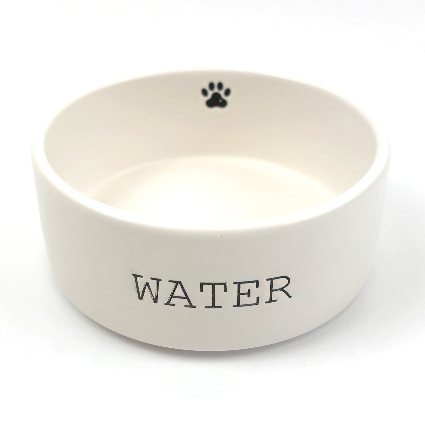 Paw Print Water Pet Bowl