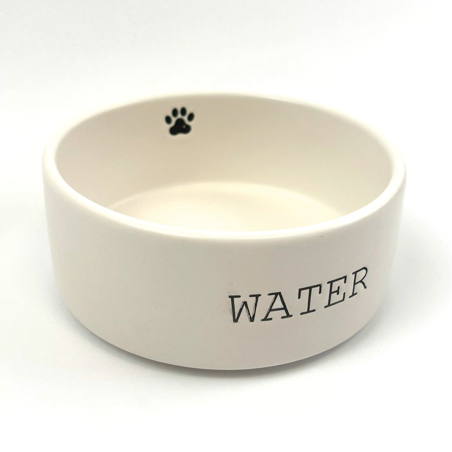 Paw Print Water Pet Bowl