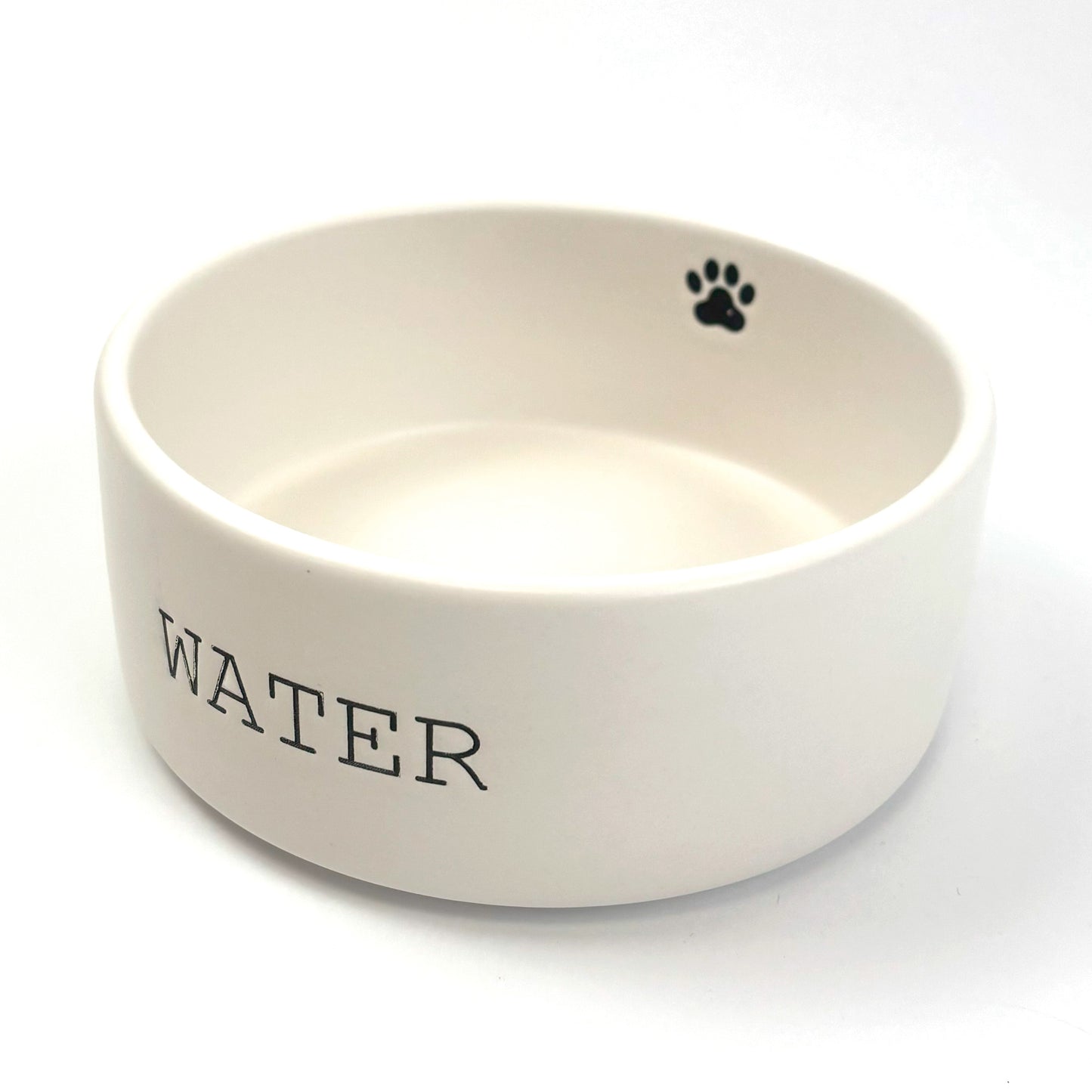 Paw Print Water Pet Bowl