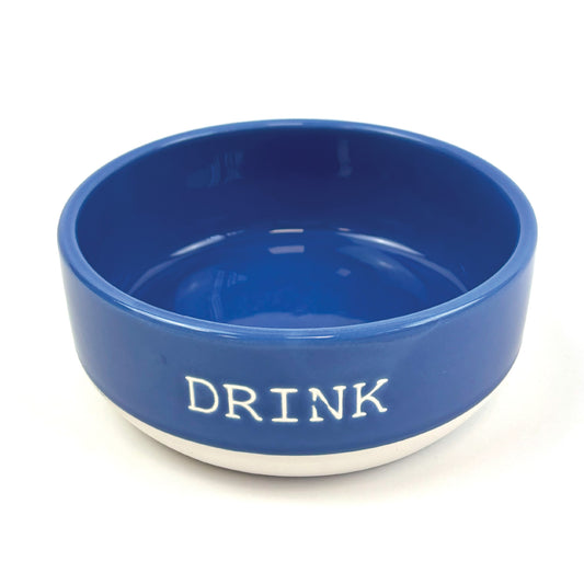 Azure Blue Drink Pet Bowl