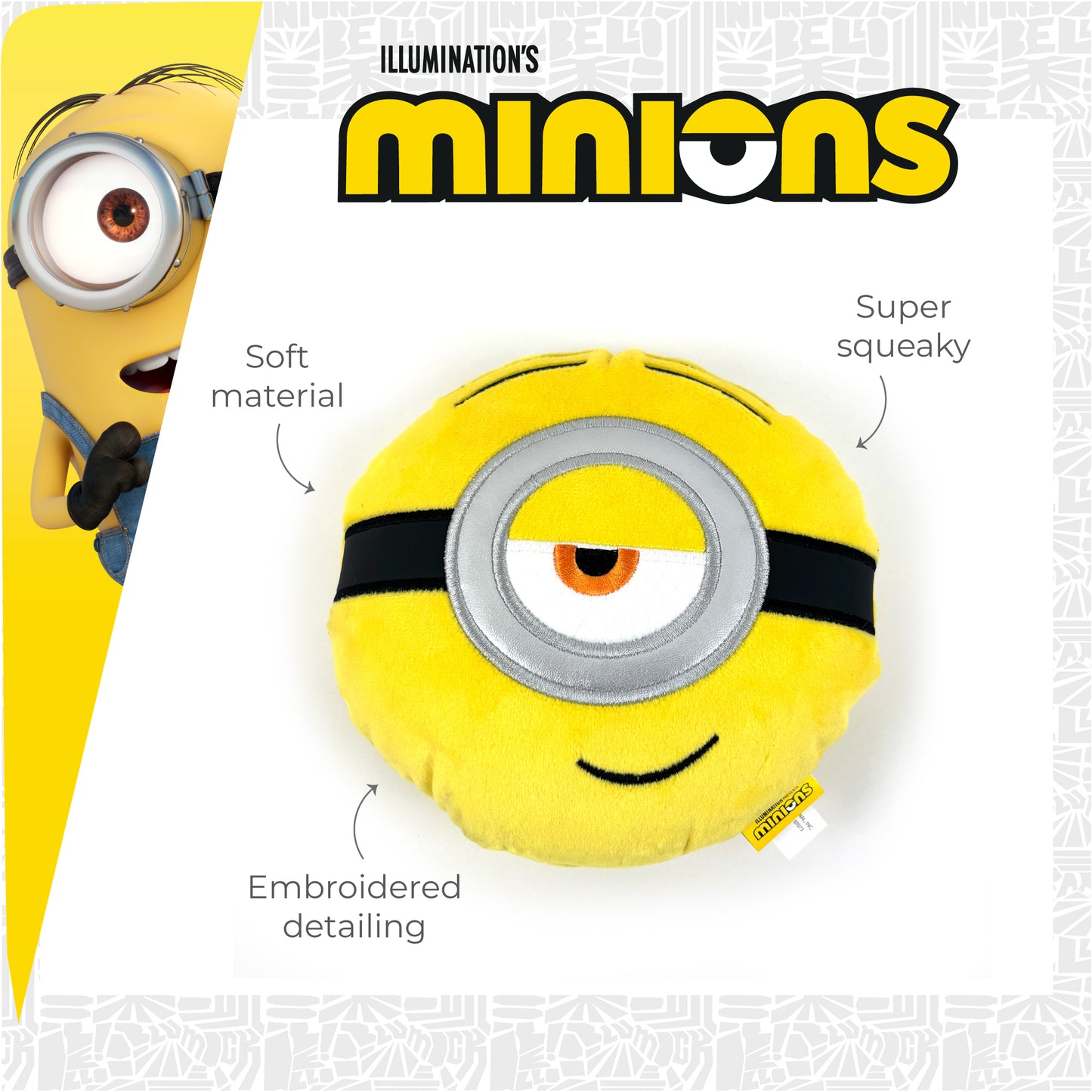 Minion® Squeaky Head Stuart