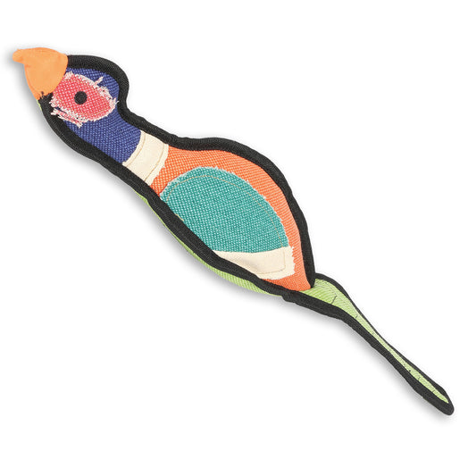Gaudy Game Pheasant Tough Dog Toy