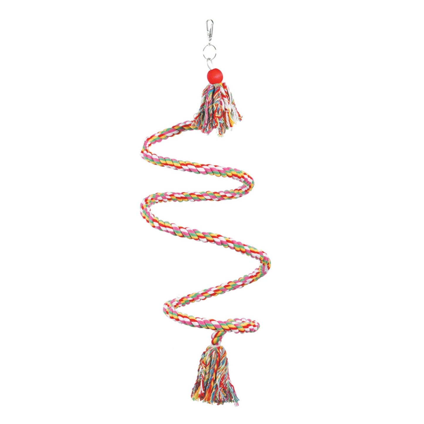 cotton spiral perch for birds