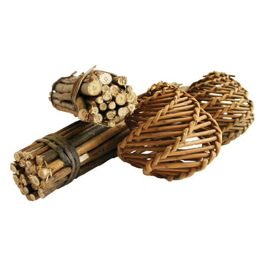 small animal natural willow treat toys