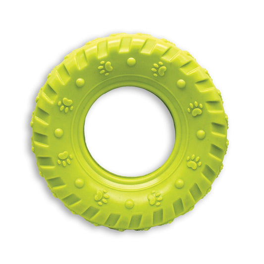 rubber tyre dog toy