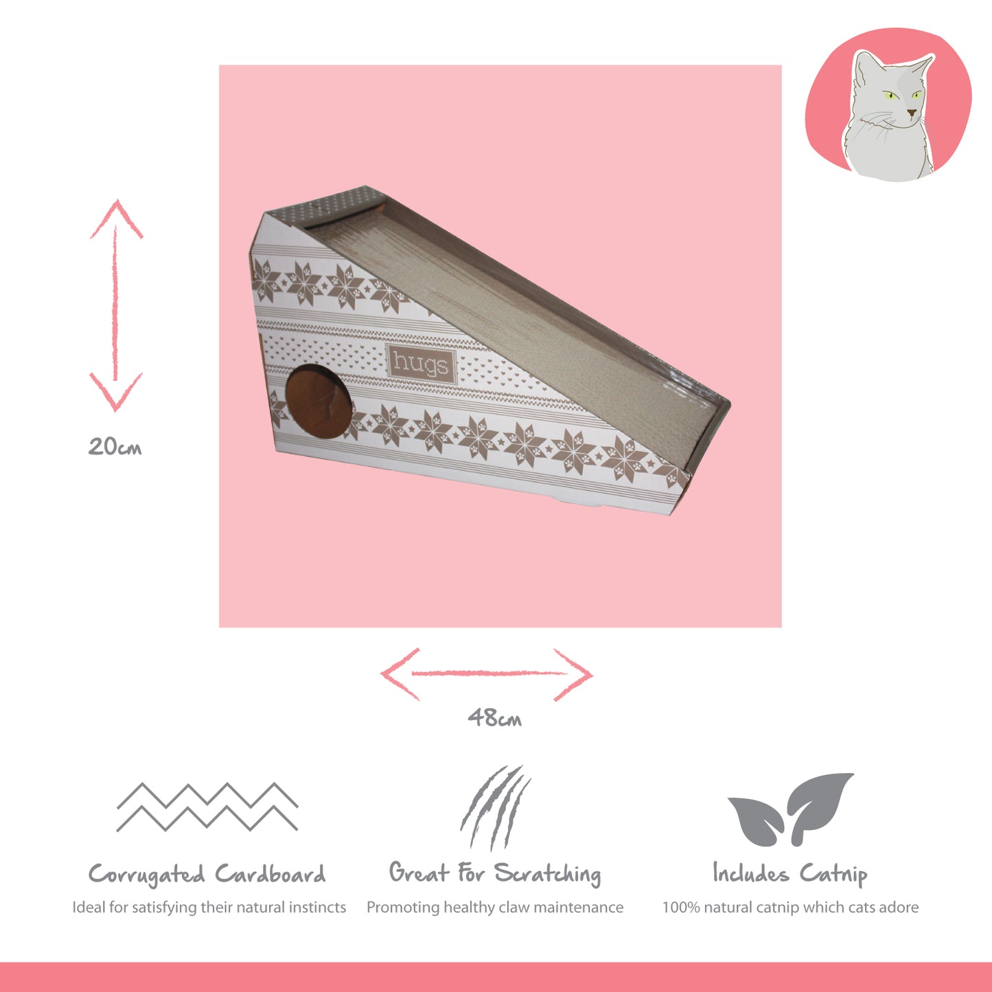 Ramp Cardboard Cat Scratcher