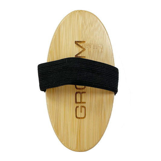 natural bamboo dog grooming palm brush