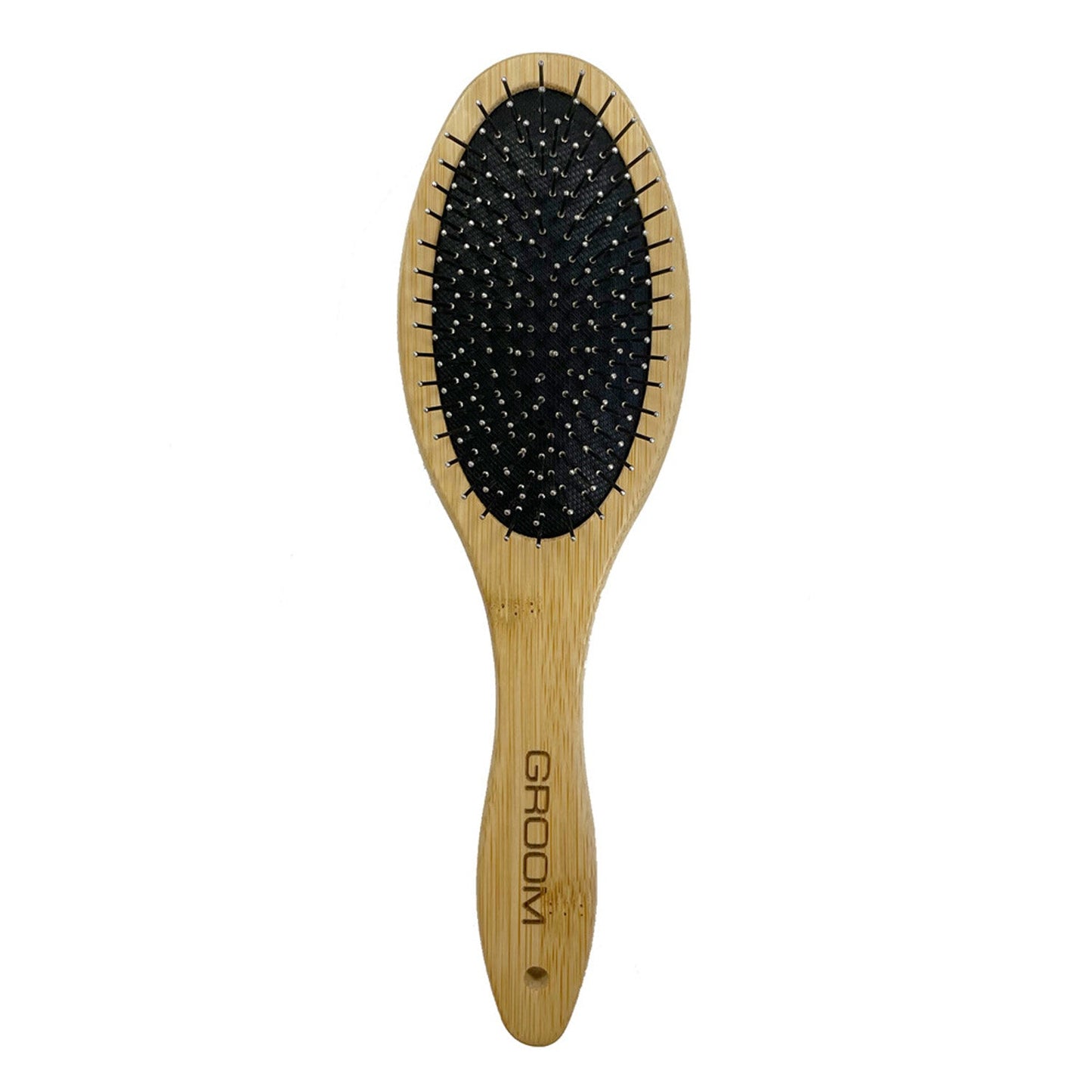 natural bamboo dog grooming pin brush