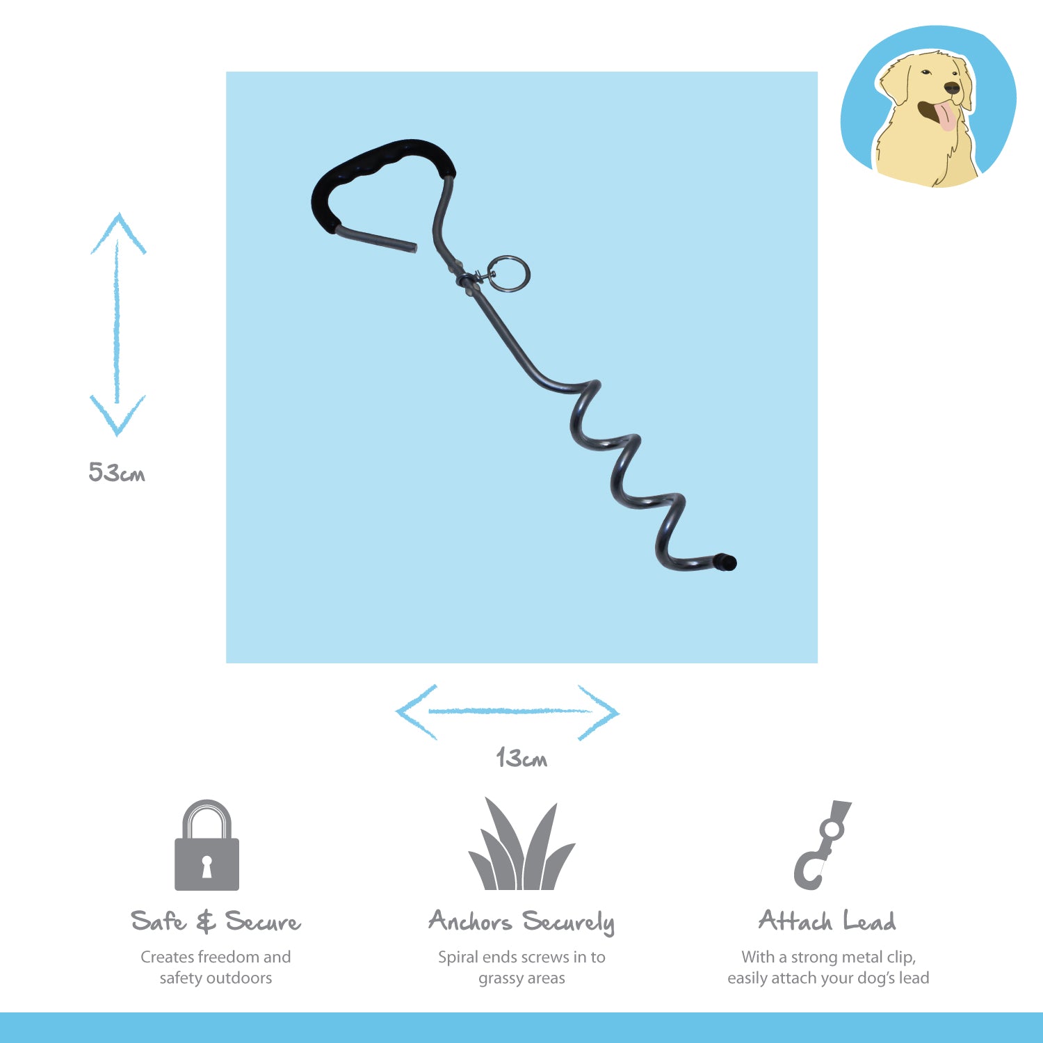 dog tie out stake travel equipment