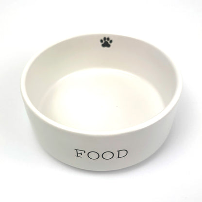 Paw Print Food Pet Bowl