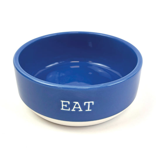 Azure Blue Eat Pet Bowl