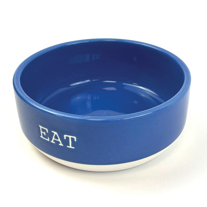 Azure Blue Eat Pet Bowl