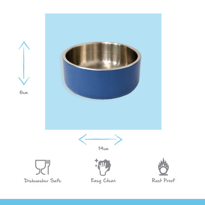 Double Walled Stainless Steel Pet Bowl