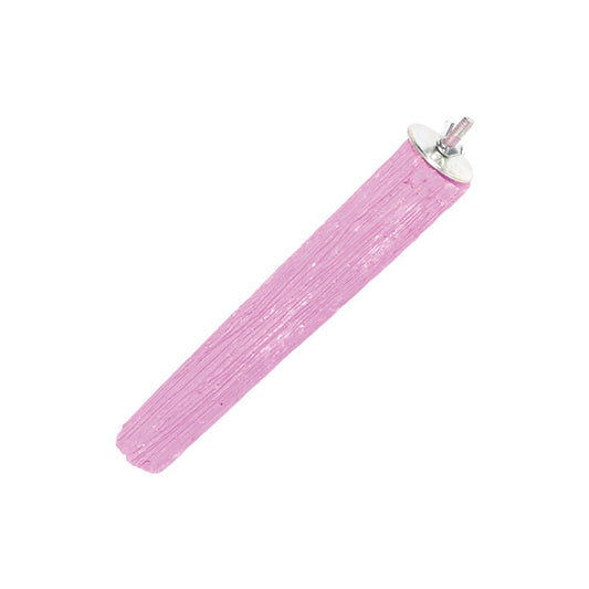pet bird pink trimming bird perch