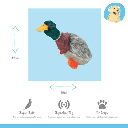Migrator Mallard Soft Dog Toy