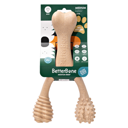 Betterbone dog chew toy, natural, safe, no rawhide, no nylon