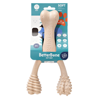Betterbone dog chew toy, natural, safe, no rawhide, no nylon