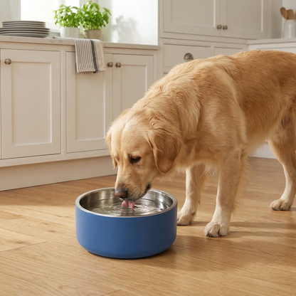 Double Walled Stainless Steel Pet Bowl