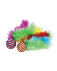 Carnival Ball Cat Toy 2pc
