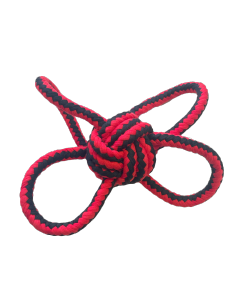 Nuts for Knots 4 Loop Tugger Black & Red