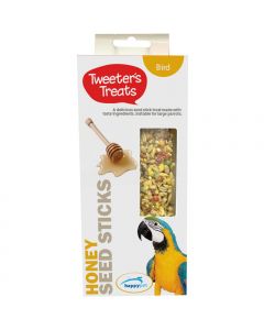 Tweeter's Treats Seed Sticks for Parrots - Honey