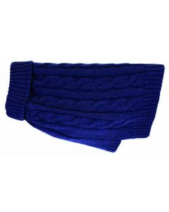 Charlton Cable Knit Midnight Blue 